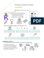 1° Básico Lenguaje Guía 18 Profesoras Primeros Básicos