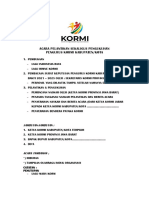 Susunan Acara Pelantikan Kormida