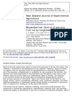 Control of botrytis fruit rot by fungicides