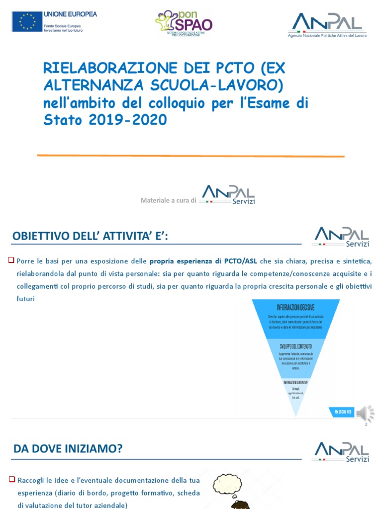 Rielaborazione PCTO Nuova | PDF