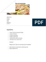 Pita À La Salade de Thon À La Mayonnaise: Ingrédients