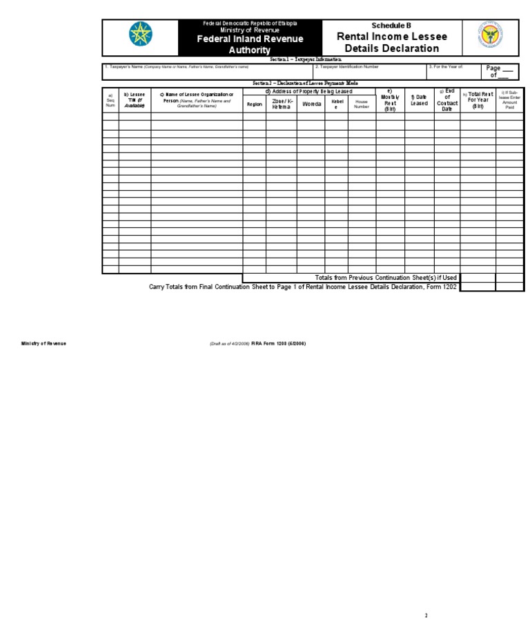 1203 First Details Rental Tax Books of Acct PDF Lease Renting