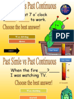 Past Simple Vs Past Continuous