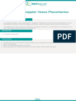 Ecografía Doppler Vasos Placentarios