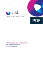 Capital Alliance PLC: Interim Financial Statements