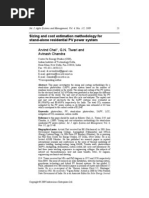 Sizing and Cost Estimation Methodology For Stand Alone Residential PV Power System