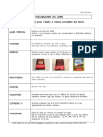 BDL 2018 19 Vocabulaire Du Livre Lexique PDF