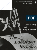 (Laboratory Instrumentation and Techniques 1) Galen W. Ewing, Harry A. Ashworth (Auth.) - The Laboratory Recorder-Springer US (1974)