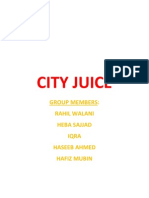 City Juice Marketing Plan