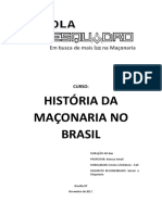 HISTÓRIA DA MAÇONARIA NO BRASIL