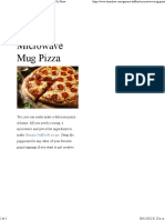 Gemma Stafford's Microwave Mug Pizza - The Dr. Oz Show