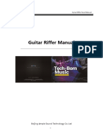 Riffer Panel Manual