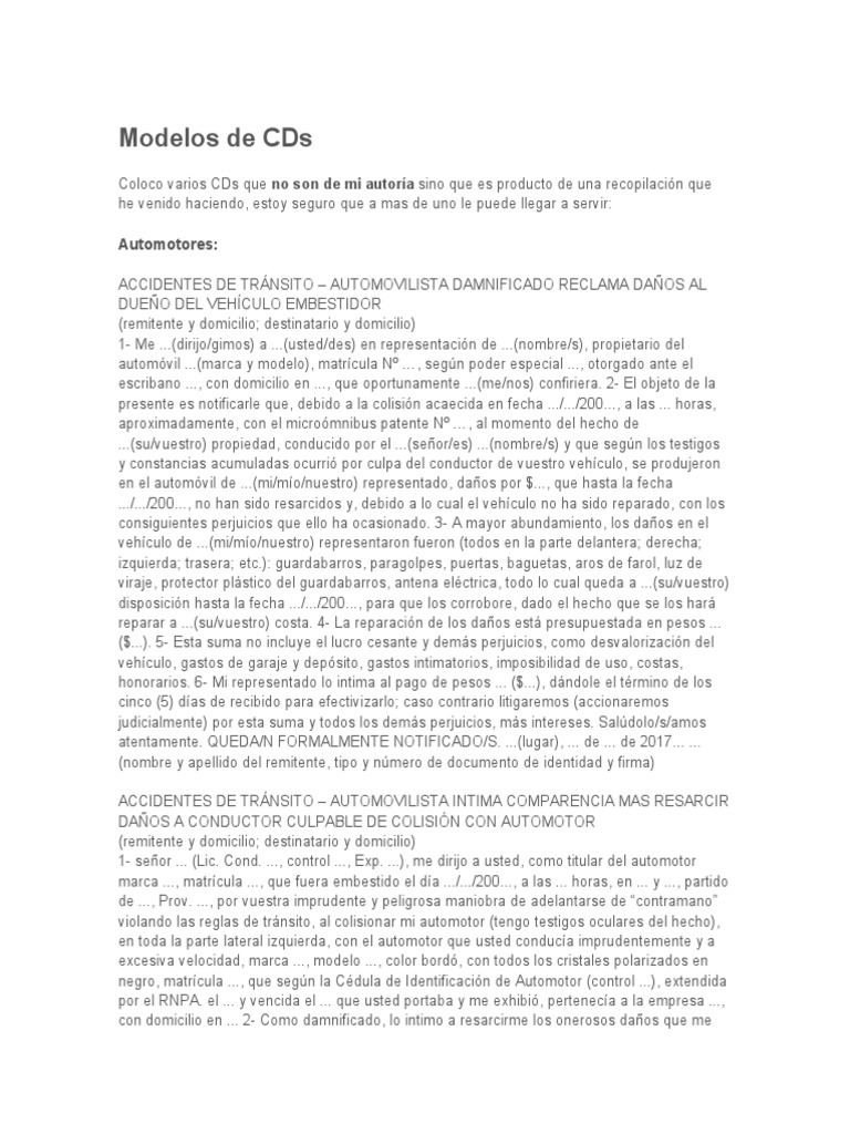 Modelos de CDs | PDF | Bancos | Donación