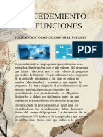 Procedemientos y Funciones