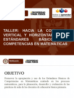 TALLER COHERENCIA VERTICAL y HORIZONTAL