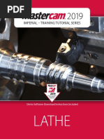 Mastercam 2019 Lathe TrainingTutorial SAMPLE