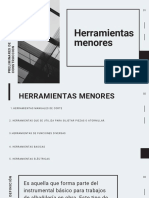 Herramientas Menores