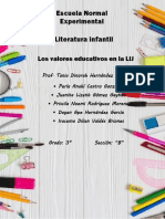 Los Valores Educativos en La LIJ