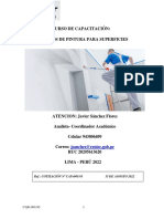 001-45 Cotización de curso de capacitación ACABADOS DE PINTURA PARA SUPERFICIES  RENIEC