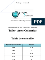 Catalogo CASE Solutions LLC - Artes Culinarias PDF