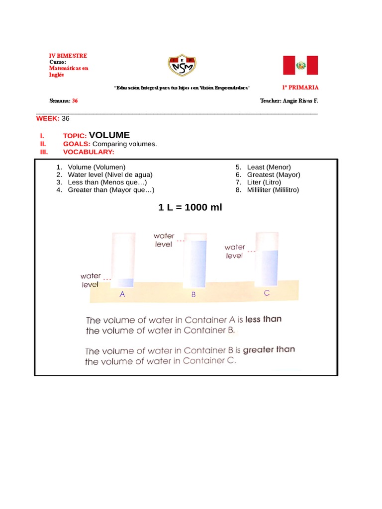 Math+in+English+ +week+36+ +1st+grade | PDF