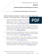 Estrategia para La Superación Profesional Del Tecnólogo de La Salud en