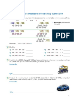 Operaciones Combinadas de Adición, Sustracción y Multiplicación