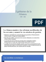 El Gobierno de La Alianza 1999 A 2001 - 3