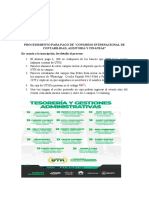 Procedimiento para Pago de Congreso Internacional para Contadores