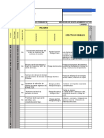 Peligro: Actividades Medidor de Dezplazamiento Positivo Ciudad: Controles Existentes