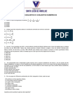 (LISTA 01) Conjuntos Numéricos