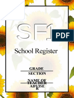 Sunflower School Form Cover