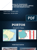 Portos Brasil X China