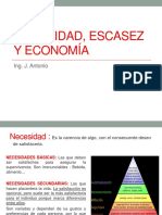 Necesidad, Escasez y Economía