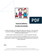 SALA de 3 Secuencia Didactica Un Viaje A Las Estrellas