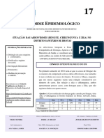 Informe Epidemiológico - #17 - Arboviroses