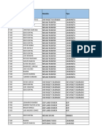 Base de Datos para Plantilla de Transportacion