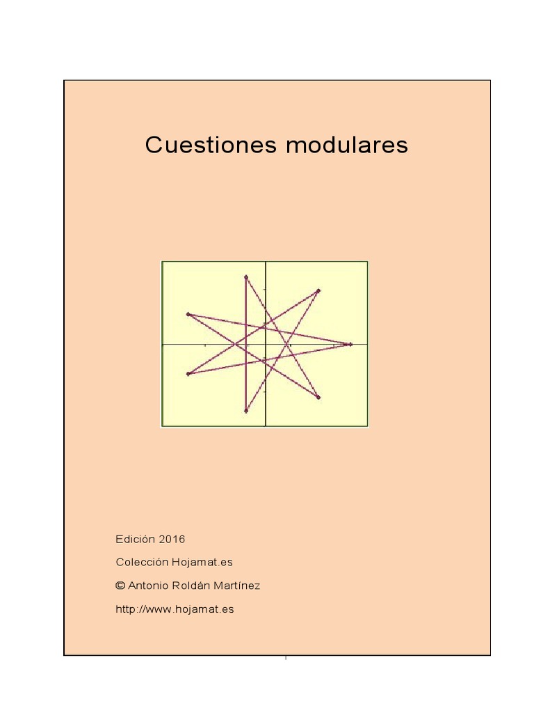 Modulares PDF División (Matemáticas) Exponenciación