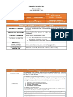 Planeación Educación Física 3 Grado