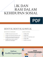 Konflik Dan Integrasi Dalam Kehidupan Sosial