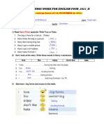 Paucar Mollehuara María - 3 - First Academic Work For English Four - 2021 - II