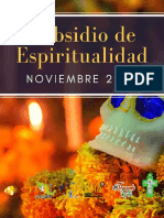 Subsidio de Espiritualidad Mes Noviembre 2022