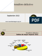 Semaforo Delictivo Estado Septiembre-2022