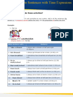 E Time Expressions