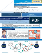 V EXPERIENCIA DE APRENDIZAJE - ACT 3 - 3 y 4 GRADO