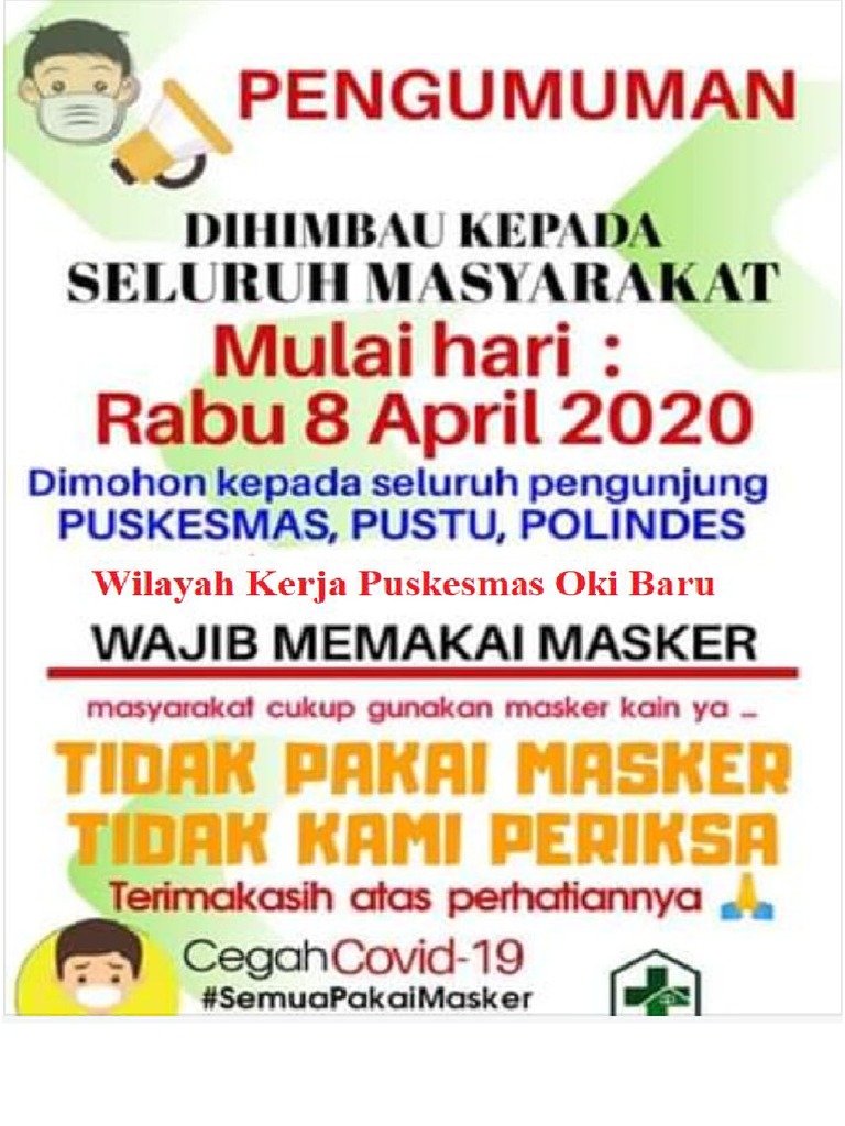 Brosur Maskes | PDF