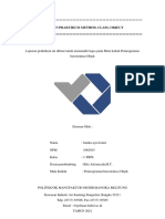 Laporan Praktikum Method Class Object