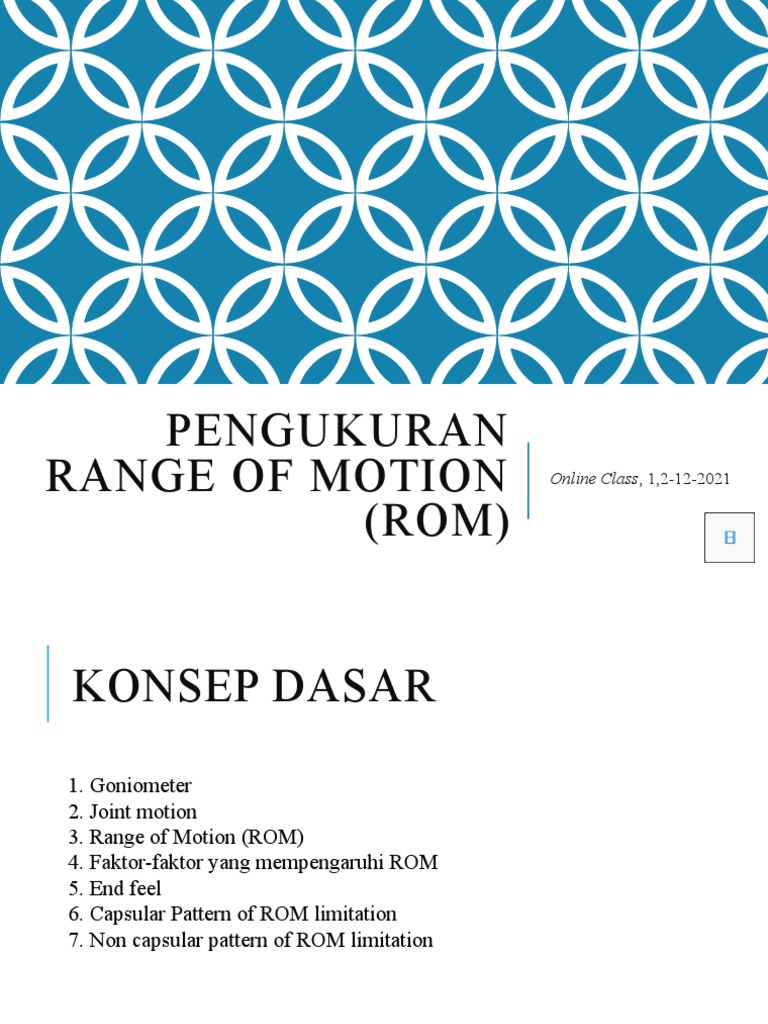 Chap 3 Pengukuran Range of Motion PDF