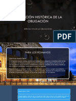 Evolución Histórica de La Obligación