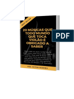 05 - Brinde PDF - 20 Músicas Que Todo Mundo Que Toca Violão É Obrigado A Saber Tocar